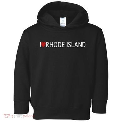 I Love Rhode Island Toddler Hoodie