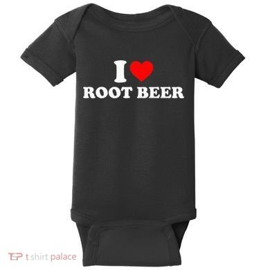 i love root beer root beer Baby Bodysuit