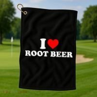 i love root beer root beer Golf Towel thumb 1