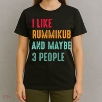 I Like Rummikub And Maybe 3 People T-Shirt thumb 4