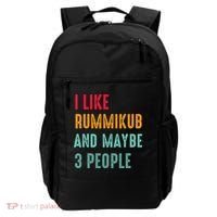 I Like Rummikub And Maybe 3 People Backpack thumb 0