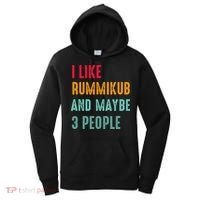 I Like Rummikub And Maybe 3 People Women's Hoodie thumb 0