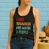 I Like Rummikub And Maybe 3 People Women's Tank Top thumb 2