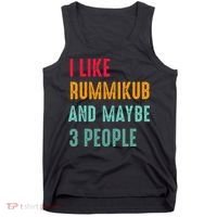 I Like Rummikub And Maybe 3 People Tank Top thumb 0