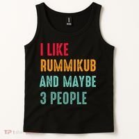 I Like Rummikub And Maybe 3 People Tank Top thumb 2