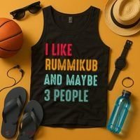 I Like Rummikub And Maybe 3 People Tank Top thumb 4
