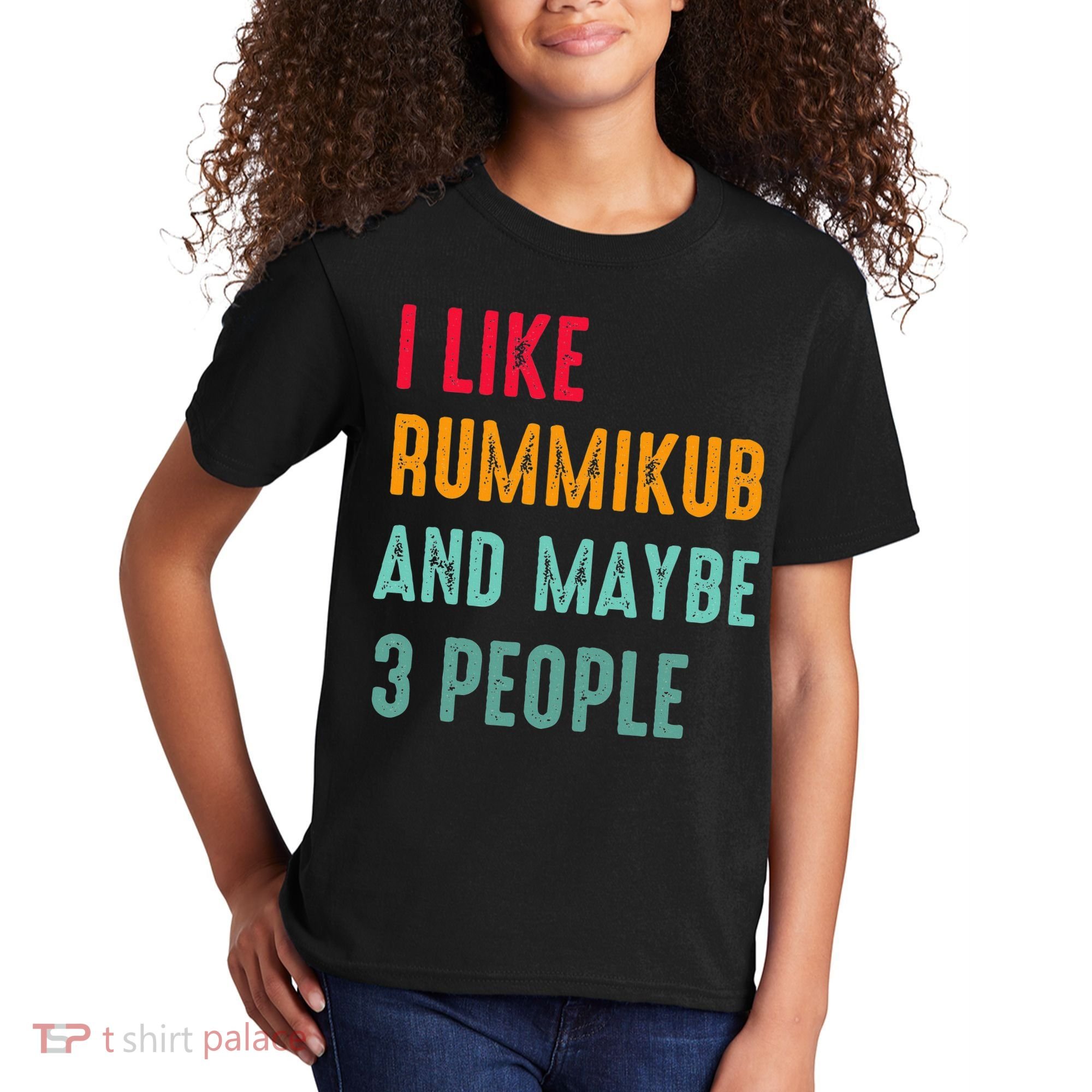 I Like Rummikub And Maybe 3 People Kids T-Shirt