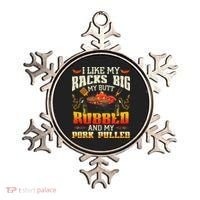 I Like Racks Big My Butt Rubbed And My Pork Pulled Grilling Ornament thumb 0
