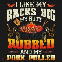 I Like Racks Big My Butt Rubbed And My Pork Pulled Grilling Women's Tank Top thumb 5