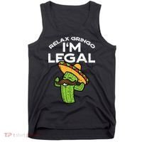 Im Legal Relax Gringo Mexican Funny Tank Top thumb 0