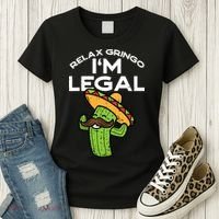 Im Legal Relax Gringo Mexican Funny Women's T-Shirt thumb 3
