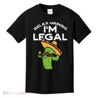 Im Legal Relax Gringo Mexican Funny Kids T-Shirt thumb 0