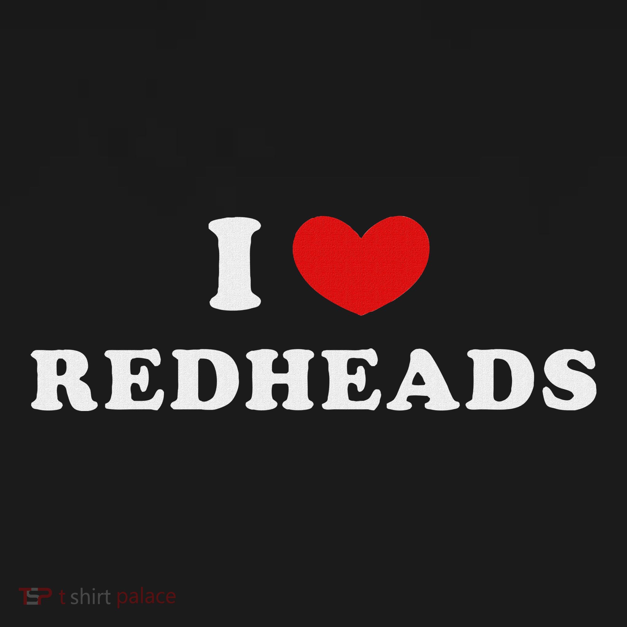 I Love Redheads I Heart Redheads Women's Hoodie