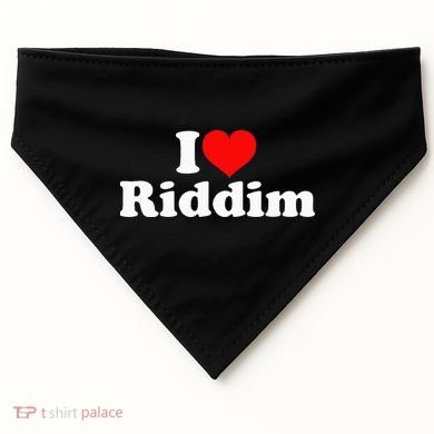 I Love Riddim USA-Made Doggie Bandana