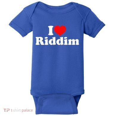 I Love Riddim Baby Bodysuit