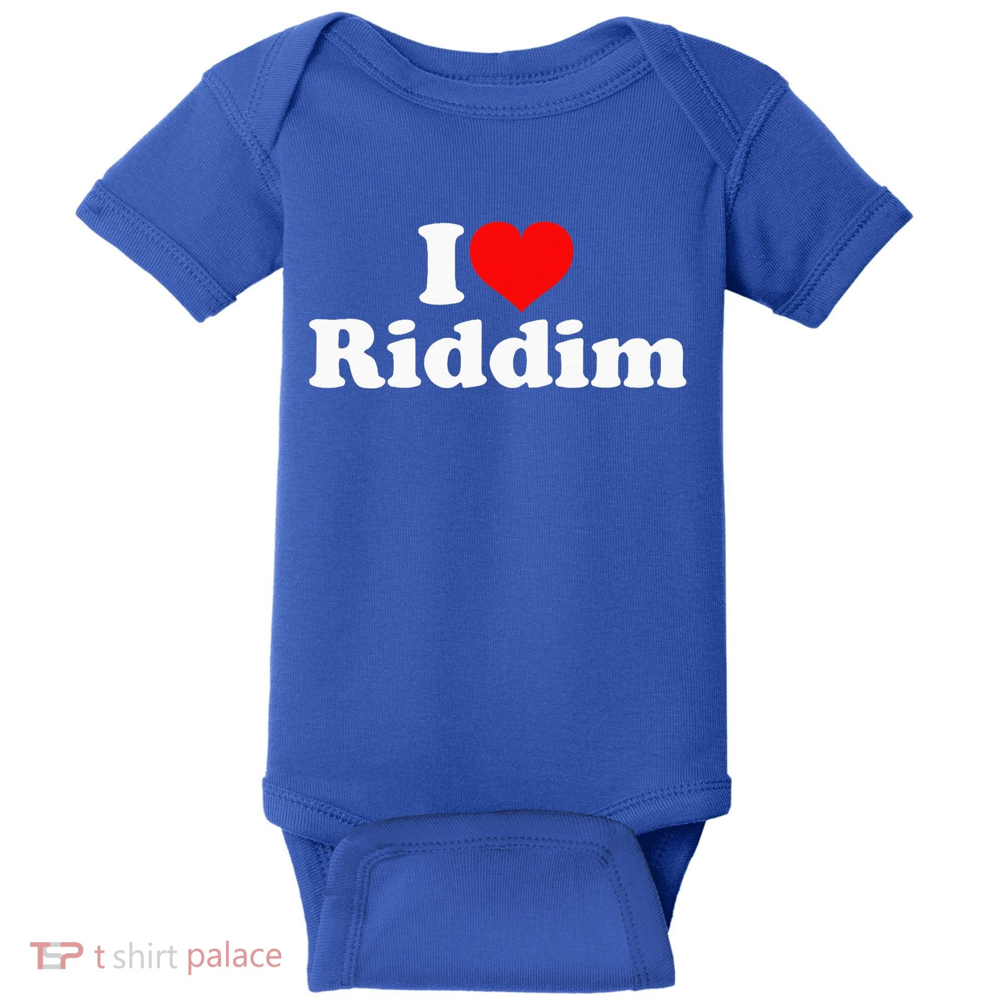 I Love Riddim Baby Bodysuit
