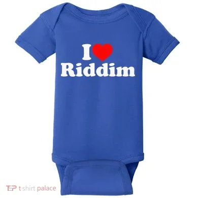 I Love Riddim Baby Bodysuit