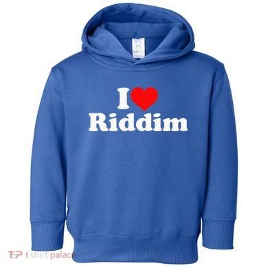 I Love Riddim Toddler Hoodie