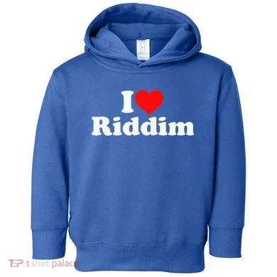 I Love Riddim Toddler Hoodie