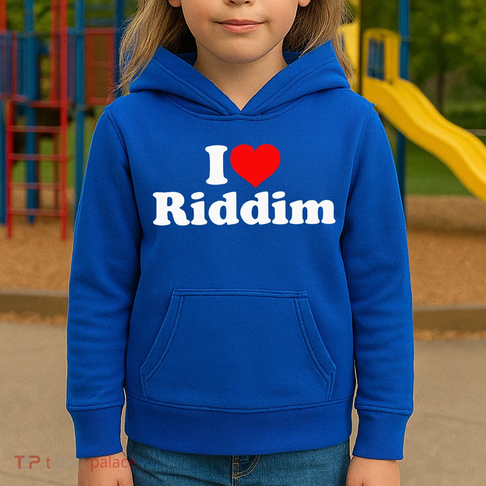 I Love Riddim Kids Hoodie