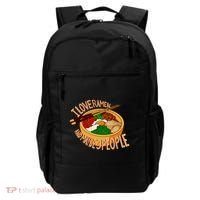 I Love Ramen Noodles And Maybe 3 People Backpack thumb 0