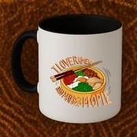 I Love Ramen Noodles And Maybe 3 People Coffee Mug thumb 2