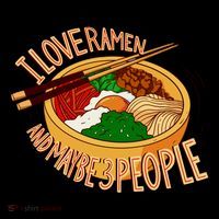 I Love Ramen Noodles And Maybe 3 People Coffee Mug thumb 5