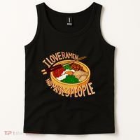 I Love Ramen Noodles And Maybe 3 People Tank Top thumb 2