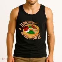 I Love Ramen Noodles And Maybe 3 People Tank Top thumb 3