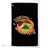 I Love Ramen Noodles And Maybe 3 People Golf Towel thumb 0