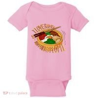 I Love Ramen Noodles And Maybe 3 People Baby Bodysuit thumb 0