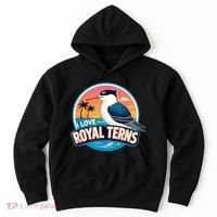 I Love Royal Terns Bird Watcher Sarasota Bradenton Beaches Hoodie thumb 0