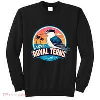 I Love Royal Terns Bird Watcher Sarasota Bradenton Beaches Sweatshirt thumb 0
