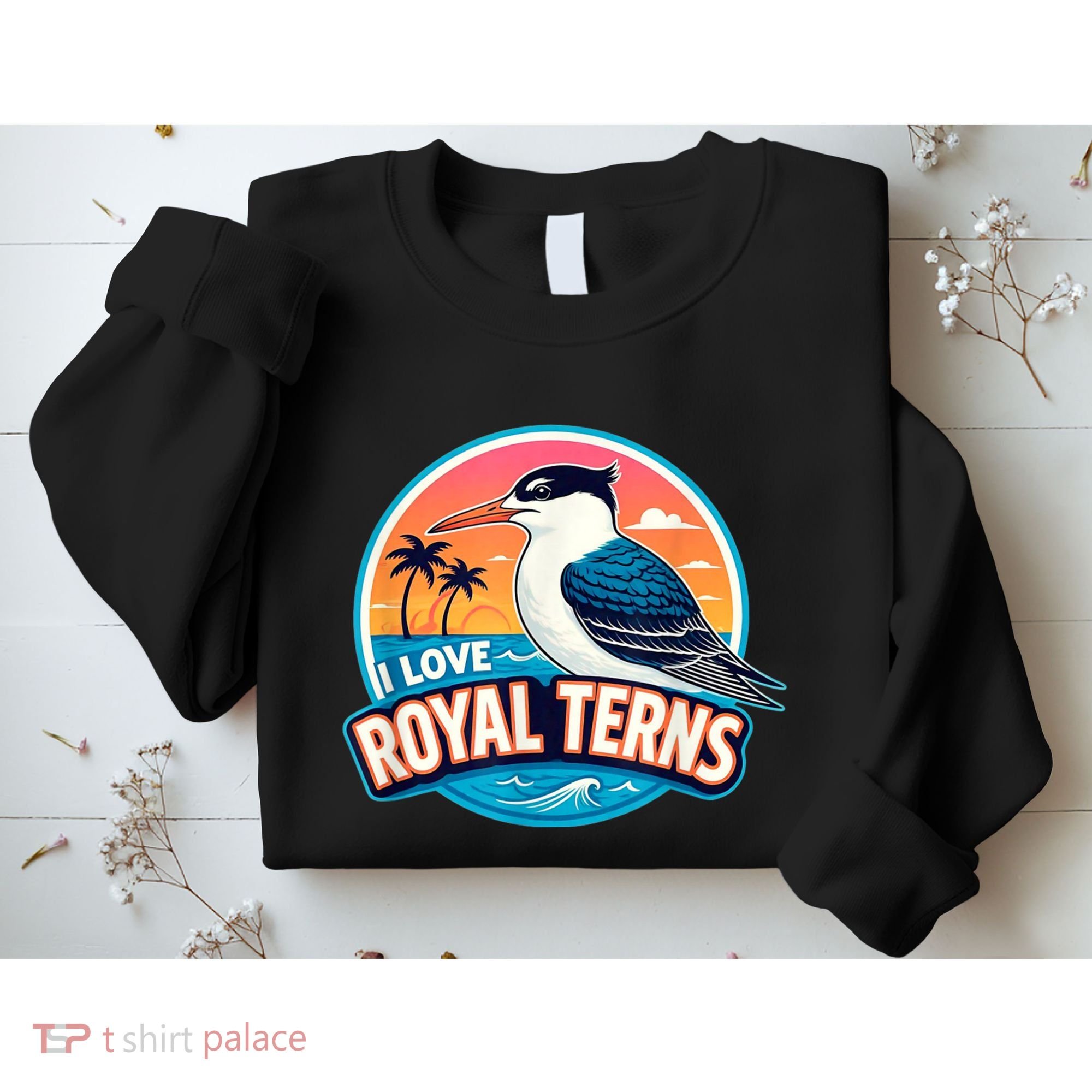 I Love Royal Terns Bird Watcher Sarasota Bradenton Beaches Sweatshirt
