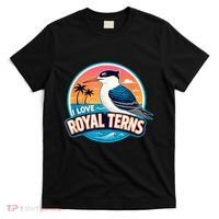 I Love Royal Terns Bird Watcher Sarasota Bradenton Beaches T-Shirt thumb 0