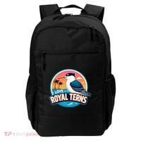 I Love Royal Terns Bird Watcher Sarasota Bradenton Beaches Backpack thumb 0