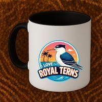 I Love Royal Terns Bird Watcher Sarasota Bradenton Beaches Coffee Mug thumb 2