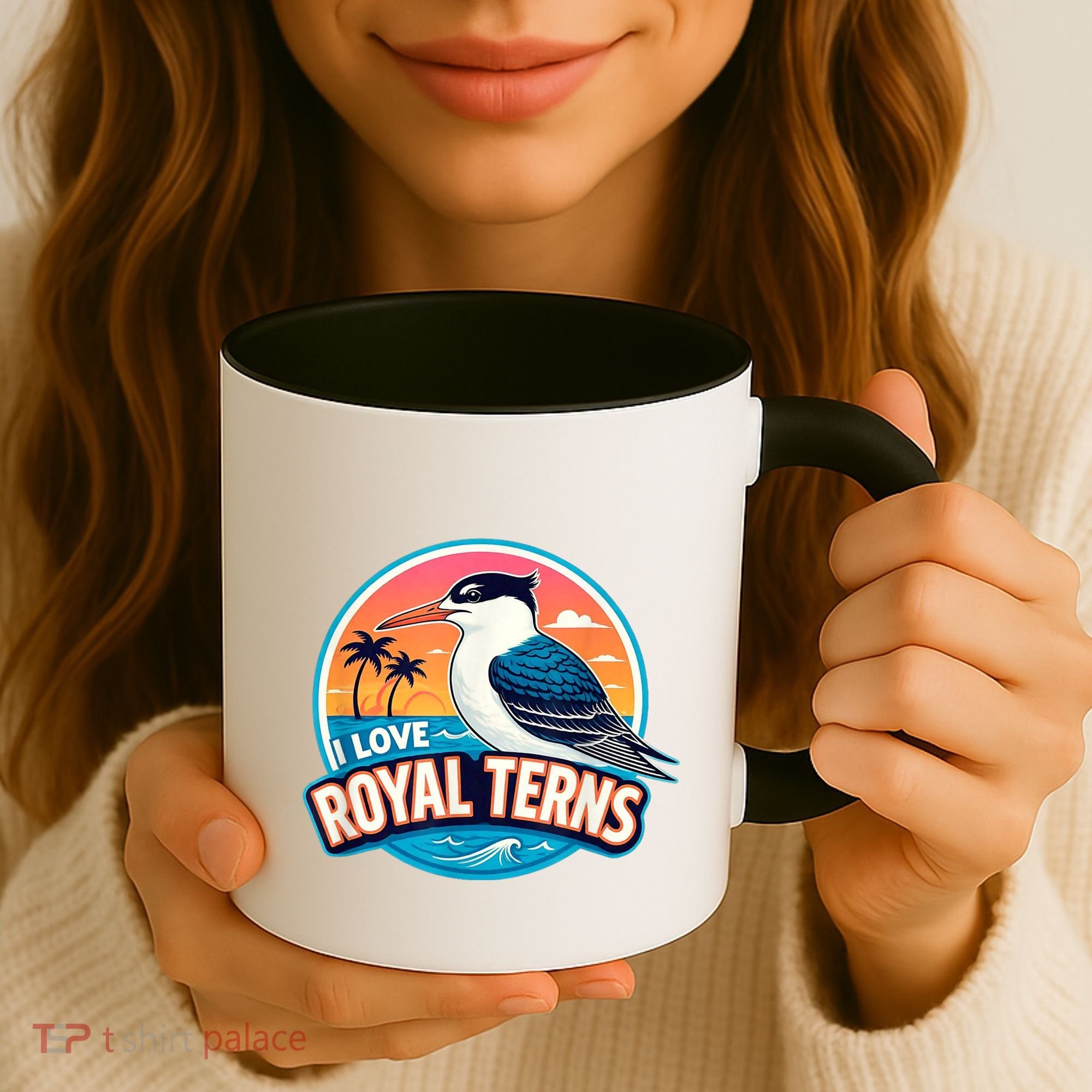 I Love Royal Terns Bird Watcher Sarasota Bradenton Beaches Coffee Mug