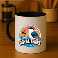 I Love Royal Terns Bird Watcher Sarasota Bradenton Beaches Coffee Mug thumb 4