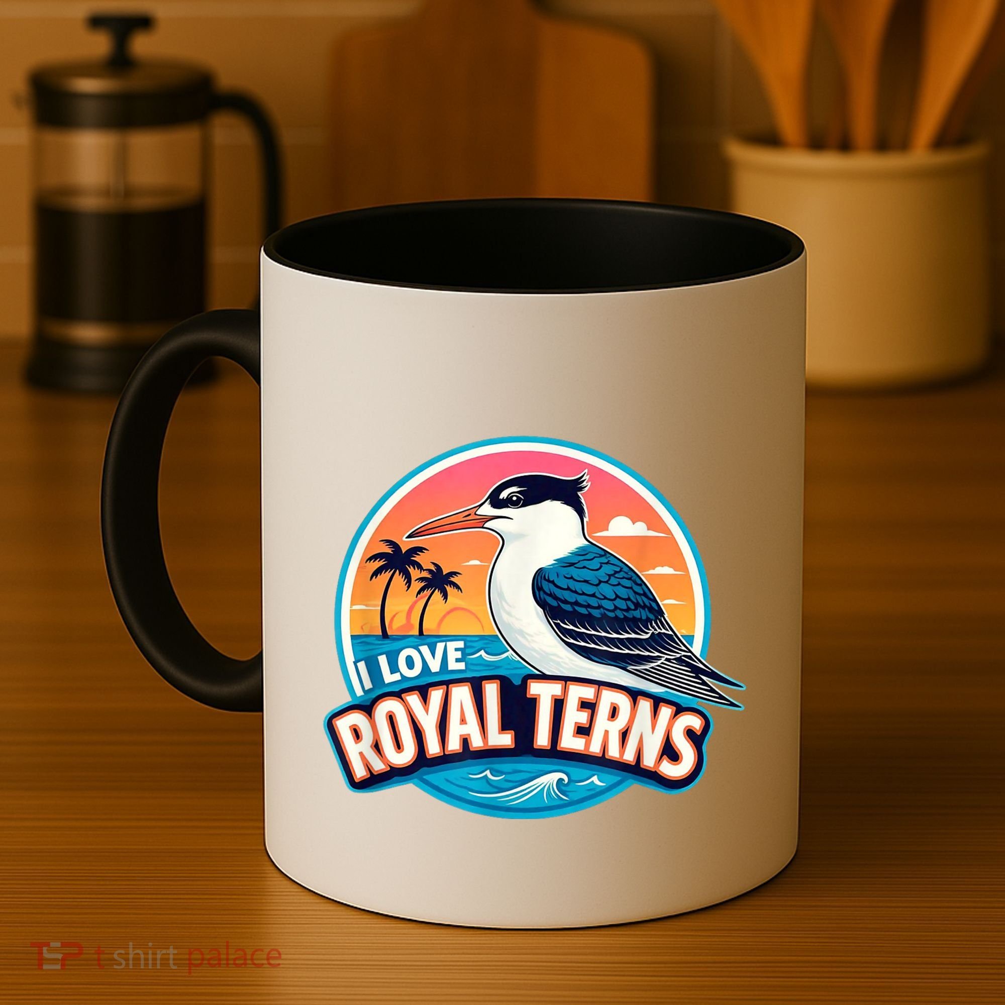I Love Royal Terns Bird Watcher Sarasota Bradenton Beaches Coffee Mug