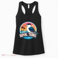 I Love Royal Terns Bird Watcher Sarasota Bradenton Beaches Women's Tank Top thumb 0