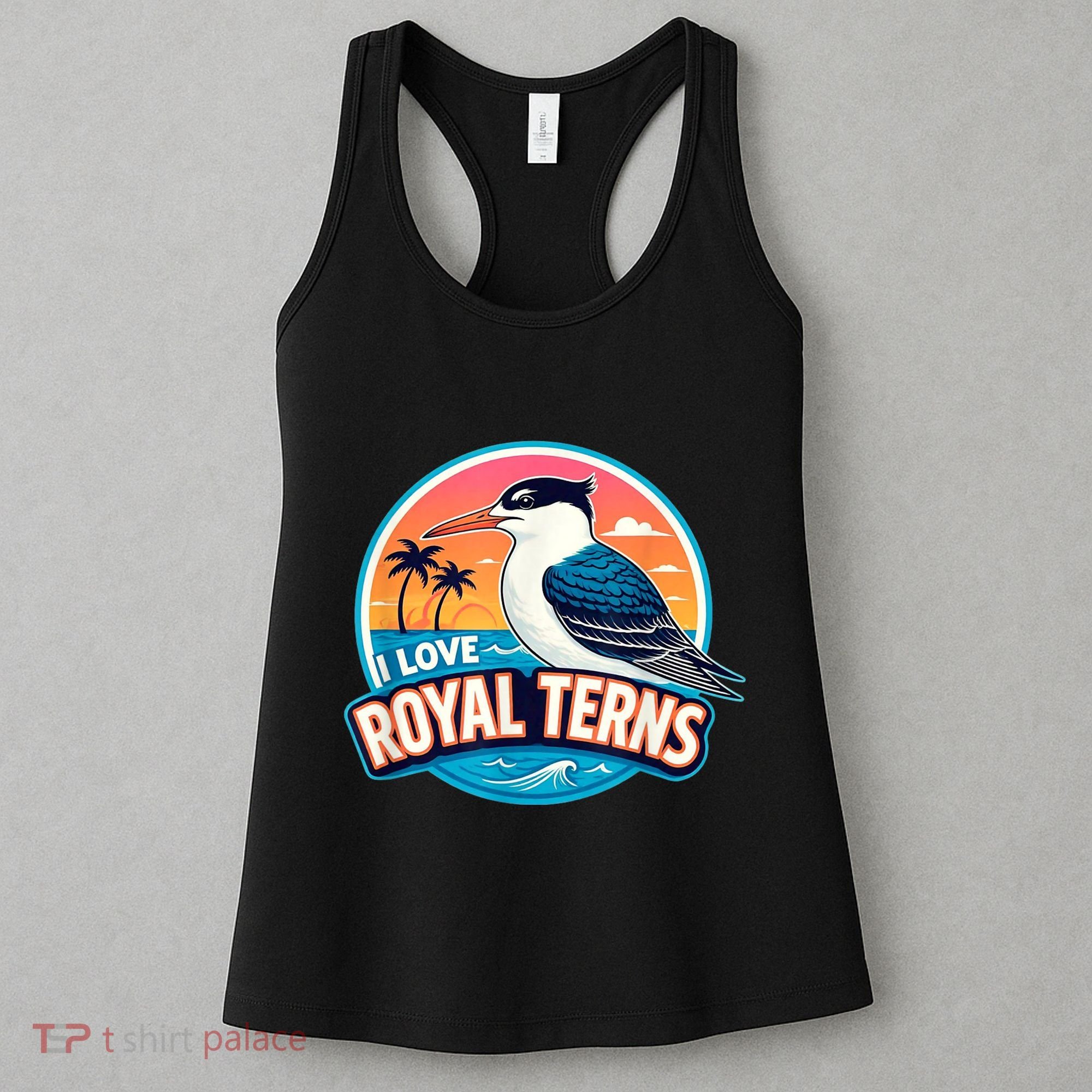 I Love Royal Terns Bird Watcher Sarasota Bradenton Beaches Women's Tank Top