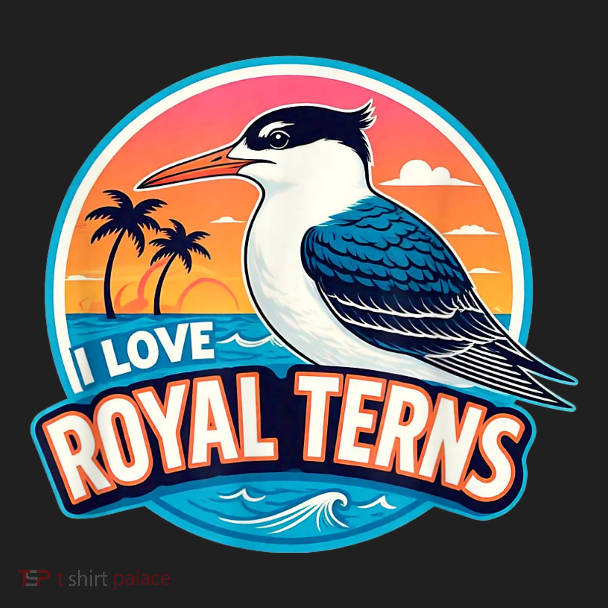 I Love Royal Terns Bird Watcher Sarasota Bradenton Beaches Hat