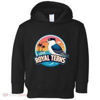 I Love Royal Terns Bird Watcher Sarasota Bradenton Beaches Toddler Hoodie thumb 0