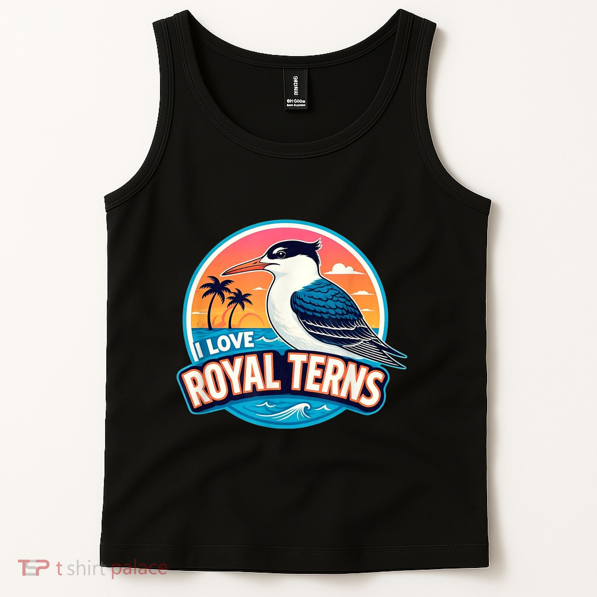 I Love Royal Terns Bird Watcher Sarasota Bradenton Beaches Tank Top