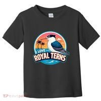 I Love Royal Terns Bird Watcher Sarasota Bradenton Beaches Toddler T-Shirt thumb 0