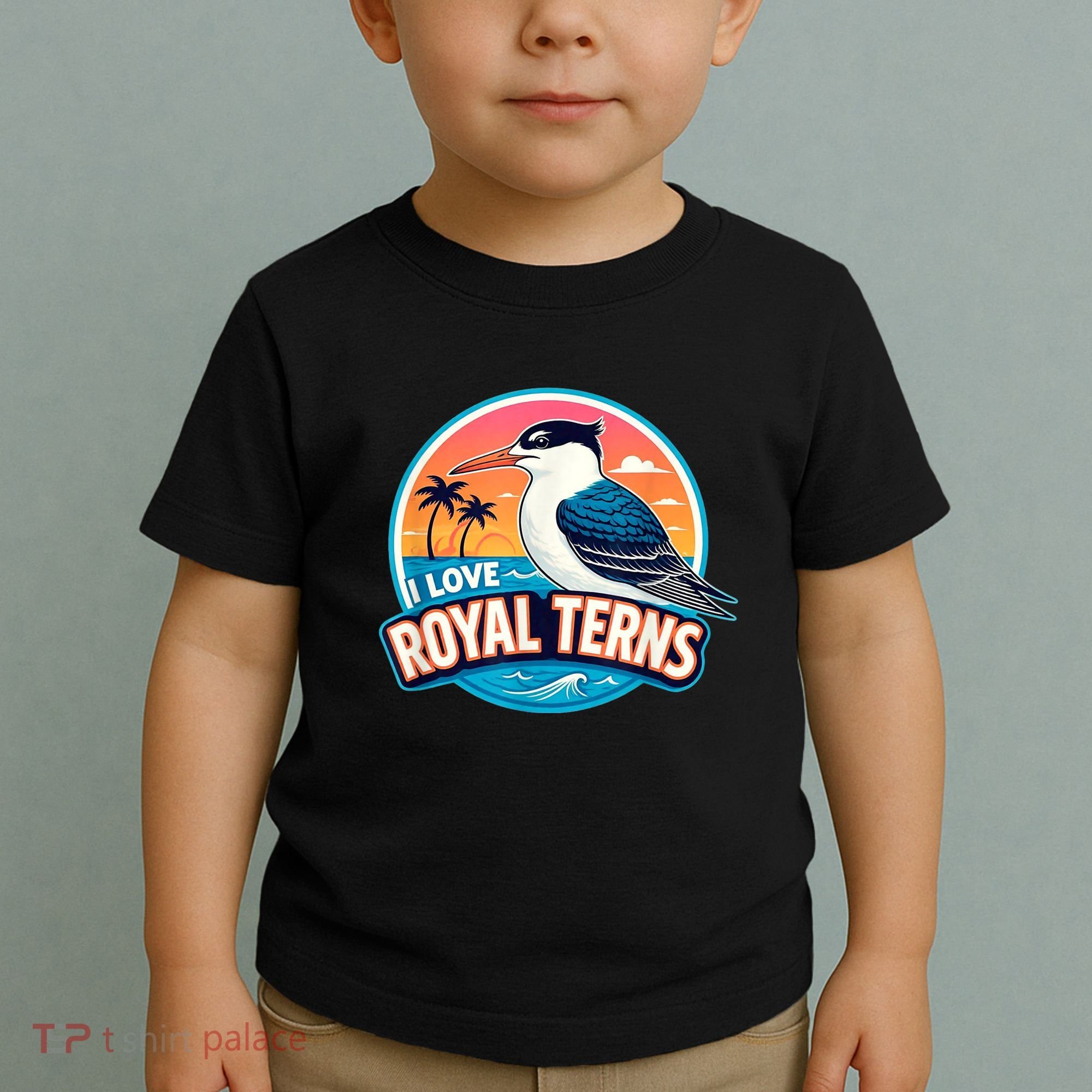 I Love Royal Terns Bird Watcher Sarasota Bradenton Beaches Toddler T-Shirt