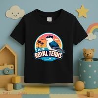 I Love Royal Terns Bird Watcher Sarasota Bradenton Beaches Toddler T-Shirt thumb 3
