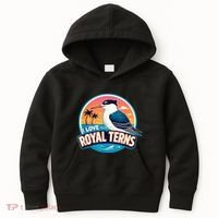 I Love Royal Terns Bird Watcher Sarasota Bradenton Beaches Kids Hoodie thumb 0