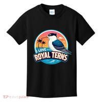I Love Royal Terns Bird Watcher Sarasota Bradenton Beaches Kids T-Shirt thumb 0